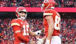 Der Weg dahin trug vor allem 2 Namen: Patrick Mahomes und Travis Kelce. Kelce ist der erste Chiefs-Spieler aller Zeiten mit 3 Receiving-TDs in einem einzigen Playoff-Viertel…