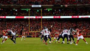 Die Texans führten 24:0 und hätten leicht 28:0 führen können, wenn sie bei einer 4&1-Situation an der 13-Yard-Linie der Chiefs den nötigen Killerinstinkt gehabt hätten.