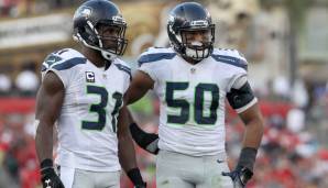 LINEBACKER: K.J. Wright (r.). Wright patrouillierte schon damals die Weak Side und hat seine Qualitäten vor allem im freien Raum. 2013 war seine dritte NFL-Saison.