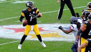 8. Ben Roethlisberger, Pittsburgh Steelers: Das vertikale Passspiel hat Sand im Getriebe. Doch Big Ben verteilt den Ball effizient, leistet sich wenige gravierende Fehler. Fühlt sich nicht an wie Top 10, spielt aber besser als die Kandidaten dahinter.