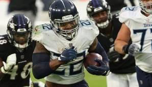 Derrick Henry erzielte den Touchdown zum Sieg für die Tennessee Titans.