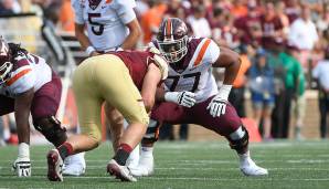 14. MINNESOTA - CHRISTIAN DARRISAW, OT, VIRGINIA TECH. Die Entlassung von Reiff reißt ein zusätzliches Loch in die ohnehin wacklige Offensive Line. Das soll Darrisaw stopfen, der von einer Run-lastigen Offense kommt und Minnesota schnell helfen kann.