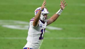 7. Pick: JOSH ALLEN (QB, Bills) - Machte in seinem dritten Jahr einen Riesensprung und zählte 2020 zu den besten Quarterbacks in der NFL. Er ist Buffalos QB der Zukunft und dürfte bald eine fette Vertragsverlängerung unterzeichnen. Option: gezogen.