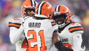 4. Pick: DENZEL WARD (CB, Browns) - Ward zählt (noch) nicht zu den besten Cornerbacks der NFL, ist jedoch Clevelands klare Nummer eins. In drei Jahren allerdings immer wieder mit Verletzungsproblemen. Option: gezogen.