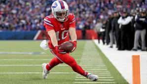 6. Buffalo Bills (Stefon Diggs und Cole Beasley): Klare Rollenverteilung. Beasley war in der vergangenen Saison der beste reine Slot-Receiver in der NFL, seine 2,1 Yards pro gelaufener Route sind ein Top-10-Wert, vor etwa Metcalf oder Allen Robinson.