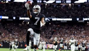 Zay Jones hat den entscheidenden Touchdown für die Raiders gegen Baltimore erzielt.