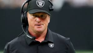 Jon Gruden ist nicht mehr Head Coach der Las Vegas Raiders.