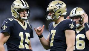 Trevor Siemian und Taysom Hill (v.l.) duellieren sich um den Starting-QB-Job bei den New Orleans Saints.