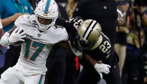 Jaylen Waddle war der Top-Receiver im Spiel der Dolphins gegen die Saints.