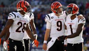 CINCINNATI BENGALS: Heim: Ravens, Browns, Steelers, Falcons, Bills, Panthers, Chiefs, Dolphins - Auswärts: Ravens, Browns, Steelers, Cowboys, Patriots, Saints, Jets, Buccaneers, Titans