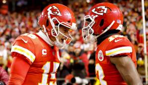 KANSAS CITY CHIEFS: Heim: Broncos, Raiders, Chargers, Bills, Jaguars, Rams, Seahawks, Titans - Auswärts: Broncos, Raiders, Chargers, Cardinals, Bengals, Texans, Colts, 49ers, Buccaneers