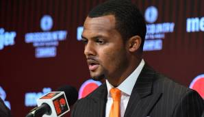 Noch ist unklar, ob Deshaun Watson den Cleveland Browns 2022 zur Verfügung steht.