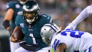 Jalen Hurts führte die Eagles auch gegen die Cowboys zum Sieg.