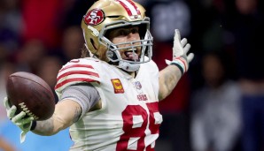 George Kittle erzielte zwei Touchdowns in Mexiko.