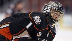 Garant für den Erfolg der Ducks: Der Schweizer Keeper Jonas Hiller