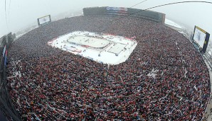 Das Winter Classic 2014 fand in Ann Arbor statt und lockte 105.591 Zuschauer ins Stadion