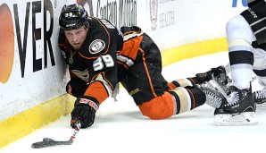 Matt Beleskey und die Ducks mussten sich den Islanders geschlagen geben