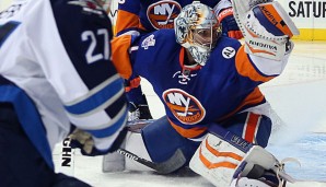 Thomas Greiss zeigte beim Islanders-Sieg gegen Winnipeg eine starke Leistung