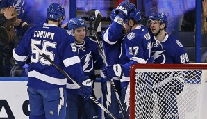 Die Tampa Bay Lightning sind weiter auf dem Vormarsch