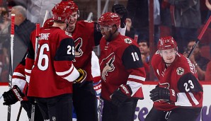 Die Arizona Coyotes ließen vor heimischer Kulisse keine Zweifel aufkommen