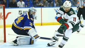 Zach Parise erzielte den 300. Treffer seiner Karriere