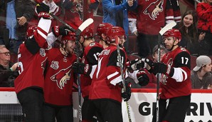 Die Arizona Coyotes um Tobias Rieder gewannen gegen die Anaheim Ducks