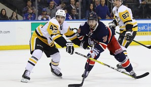 Die Pittsburgh Penguins setzten sich erst im Penaltyschießen gegen die New York Rangers durch