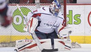 Philipp Grubauer musste mit seinen Washington Capitals eine Niederlage hinnehmen.