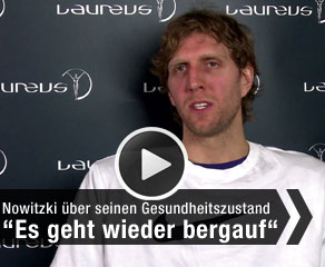 zum Video: Nowitzki: "Es geht wieder bergauf"