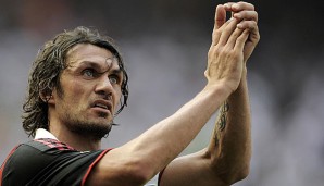 Paolo Maldini war bis 2009 für den AC Mailand aktiv, ehe er Tennis für sich entdeckte