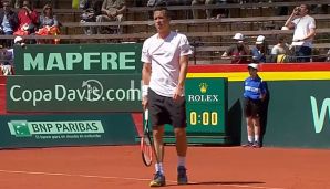 Philipp Kohlschreiber bekommt es im alles entscheidenden Einzel mit David Ferrer zu tun.