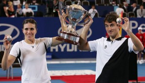 Maria Jose Martinez Sanchez und Tommy Robredo waren 2010 für Spanien beim Hopman Cup erfolgreich.