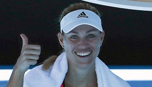 Angelique Kerber kann die Titelverteidigung zuversichtlich angehen