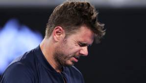 Stan Wawrinka war die lange Wettkampfpause deutlich anzusehen