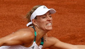 Angelique Kerber musste sich häufig strecken