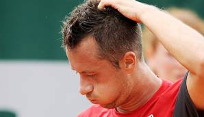 Philipp Kohlschreiber hat in Paris wieder kein Glück gehabt