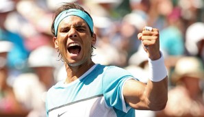 Rafael Nadal in Indian Wells im Jahr 2016