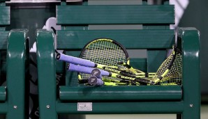 Ryan Harrison zertrümmerte innerhalb von wenigen Sekunden alle Schläger