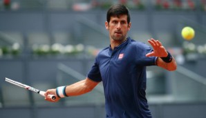 Novak Djokovic spielte nur im ersten Satz souverän auf