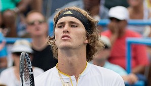 Alexander Zverev muss bei den US Open eine neue Serie starten