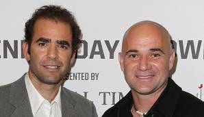 Zwei Großmeister im Ruhestand - Pete Sampras und Andre Agassi