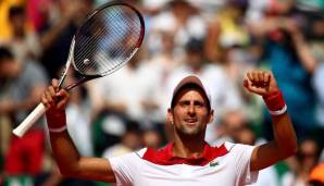 Djokovic schlug in Monte Carlo mit einem neuen Schläger auf.