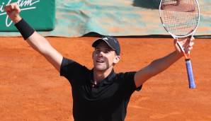 Dominic Thiem musste schwer schuften