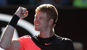 Kyle Edmund zu Beginn des Jahres bei den Australian Open