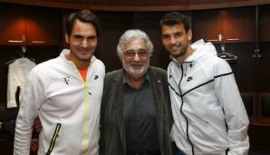 Roger Federer, Placido Domingo