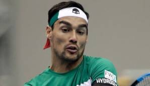 Fabio Fognini beim Davis Cup für Italien