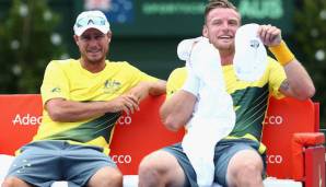 Lleyton Hewitt (l.) wird wohl endgültig seine Karriere beenden