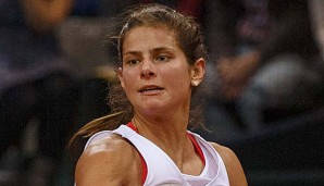 Julia Görges verpasst den ersten Punkt für Deutschland nur knapp