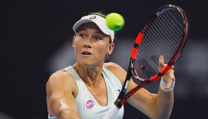 Samantha Stosur hat in Brisbane eine durchwachsene Bilanz