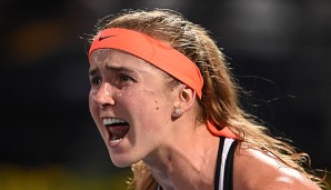 Elina Svitolina hat in Dubai gut brüllen